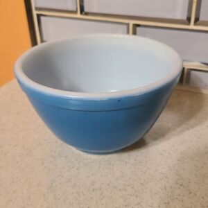 Blue Old Fashion Bowl Hard To Find Rare